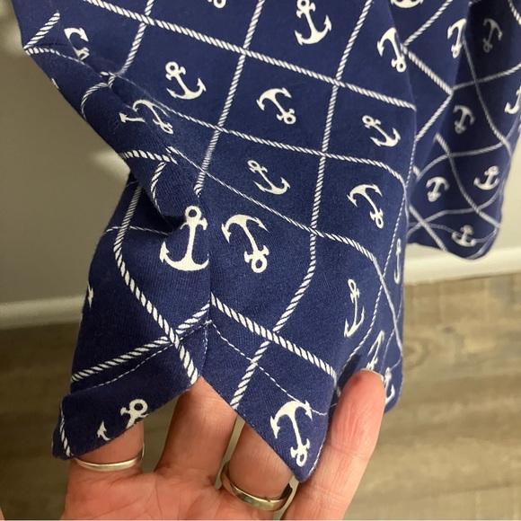 New Margaret Joseph’s Cotton Fleece Nautical coverup, dress, tunic top - Picture 5 of 7